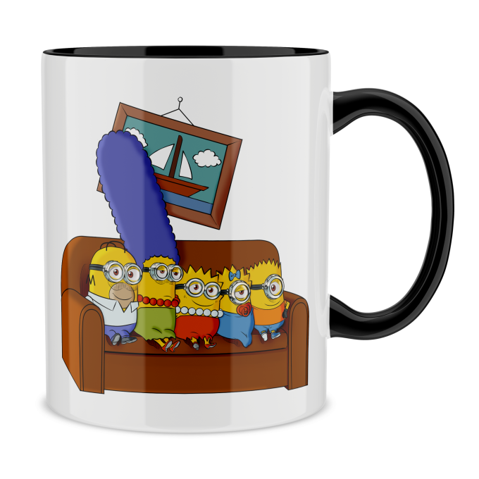 Tazze Mug Parodie del film i Minions e Homer Simpson