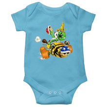 Short-sleeved baby bodysuit (boys) Video Games Parodies