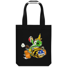 Organic Cotton Tote Bag Video Games Parodies