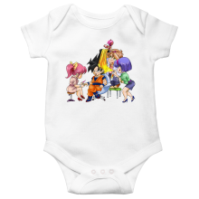 Korte mouwen Babyromper Manga-parodien