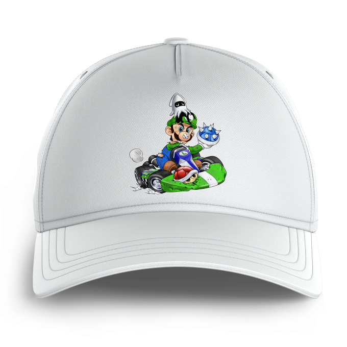 Cappello Bambino e Bambina Rosa chiaro (Sakura) parodia Mario Kart - Luigi ( Cappello di qualità premium - Stampata in Francia - 670 - Rif : 670)