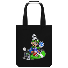 Borsa Tote Bag in cotone organico Videogiochi Parodie