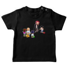 Camisetas beb Parodias de manga