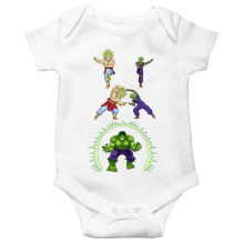 Korte mouwen Babyromper Manga-parodien