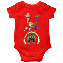 Korte mouwen Babyromper Manga-parodien