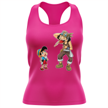 Camiseta Mujer sin mangas Parodias de manga