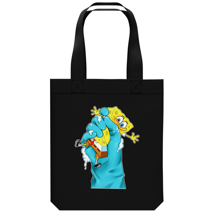 Shopper (Tote Bag) aus Bio-Baumwolle Filmparodien SpongeBob