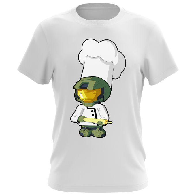Camisetas Hombre Parodias de videojuegos Master Chief