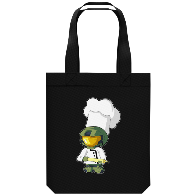 Bolsa (Tote Bag) de algodn orgnico Parodias de videojuegos Master Chief