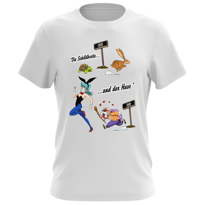 Herren T-shirts Manga-Parodien Bulma und Muten Roshi
