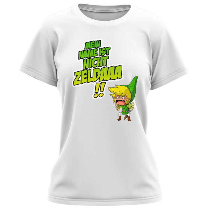 Damen T-shirts Videospiel-Parodien Link