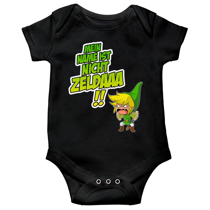 kurzrmelige Baby Strampler Videospiel-Parodien Link