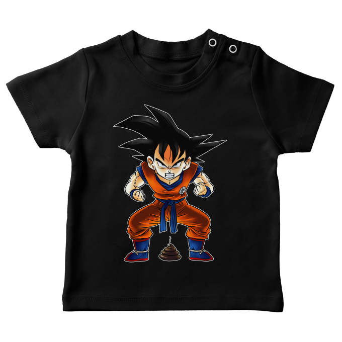 Dragon Ball Z - DBZ Parody Baby's T-shirt - Son Goku (Funny Dragon Ball Z -  DBZ Parody - High Quality T-shirt - Size 71 - Ref : 71)