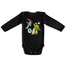 Long sleeve Baby Bodysuits Video Games Parodies