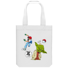 Organic Cotton Tote Bag Video Games Parodies