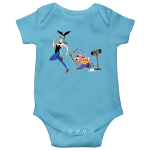 Kurzrmeliger Baby-Bodysuit (Jungen) Manga-Parodien