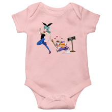 Kurzrmeliger Baby-Bodysuit (Mdchen) Manga-Parodien