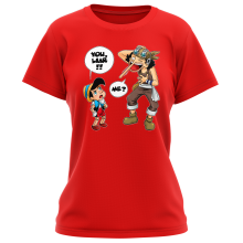 Women T-shirts Manga Parodies