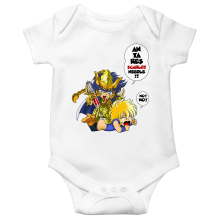 Korte mouwen Babyromper Manga-parodien