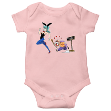 Short-sleeved baby bodysuit (Girls) Manga Parodies