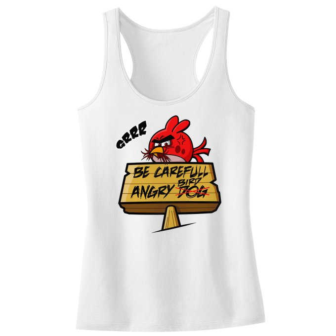 Girls Kids Tank Top Video Games Parodies Angry Birds