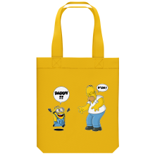 Borsa Tote Bag in cotone organico Parodie di Manga