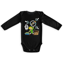 Long sleeve Baby Bodysuits Video Games Parodies