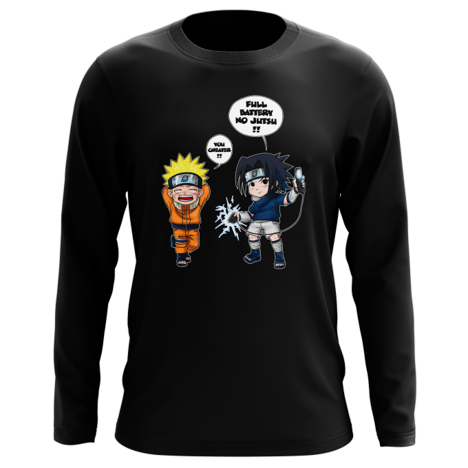 Long sleeve T-shirts Manga Parodies Sasuke