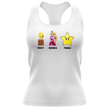 Camiseta Mujer sin mangas Parodias de videojuegos