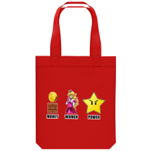 Organic Cotton Tote Bag Video Games Parodies