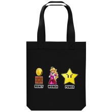 Organic Cotton Tote Bag Video Games Parodies