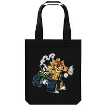 Organic Cotton Tote Bag Video Games Parodies