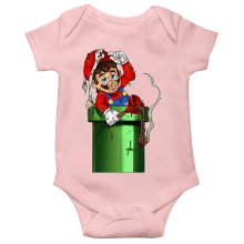 Short-sleeved baby bodysuit (Girls) Video Games Parodies