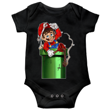 Short sleeve Baby Bodysuits Video Games Parodies