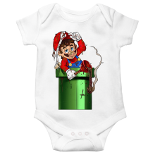 Short sleeve Baby Bodysuits Video Games Parodies