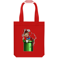 Borsa Tote Bag in cotone organico Videogiochi Parodie