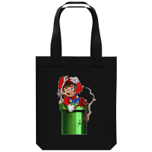 Borsa Tote Bag in cotone organico Videogiochi Parodie