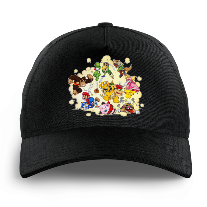 Kids Caps Video Games Parodies Mario, Link, Fox, Bowser, Pikachu and Wario
