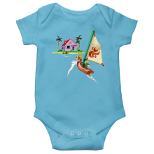 Short-sleeved baby bodysuit (boys) Video Games Parodies