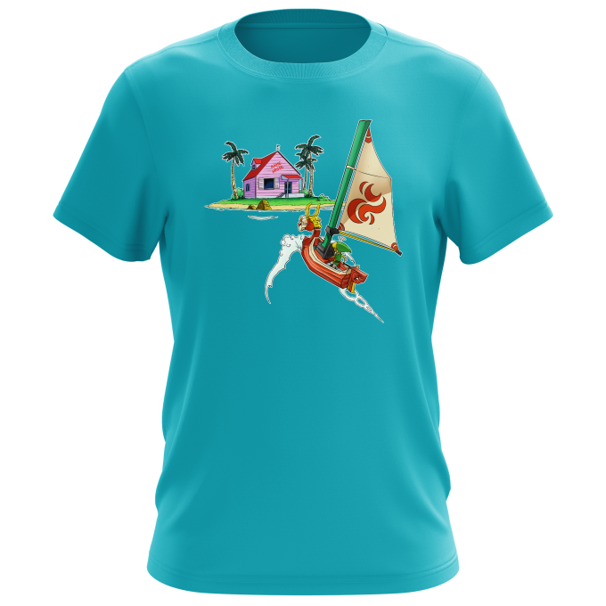 T-shirts de homem Pardias mang Link e Casa do Kame