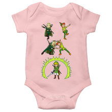 Short-sleeved baby bodysuit (Girls) Video Games Parodies