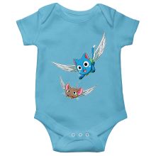 Kurzrmeliger Baby-Bodysuit (Jungen) Manga-Parodien