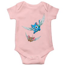 Korte mouwen Babyromper (meisje) Manga-parodien