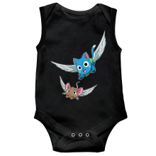 Mouwloos Babyromper Manga-parodien