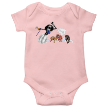 Korte mouwen Babyromper (meisje) Manga-parodien