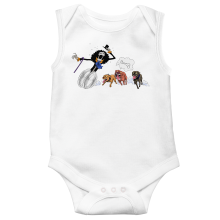 Mouwloos Babyromper Manga-parodien