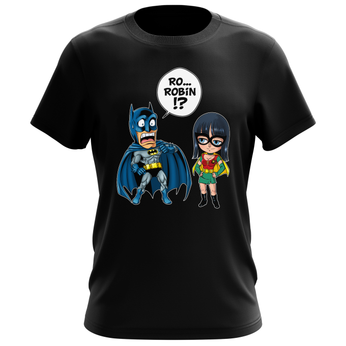 One Piece Parody Black Men's T-shirt - Batman and Robin (Funny One Piece  Parody - High Quality T-shirt - Size 831 - Ref : 831)