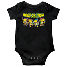 Korte mouwen Babyromper Manga-parodien