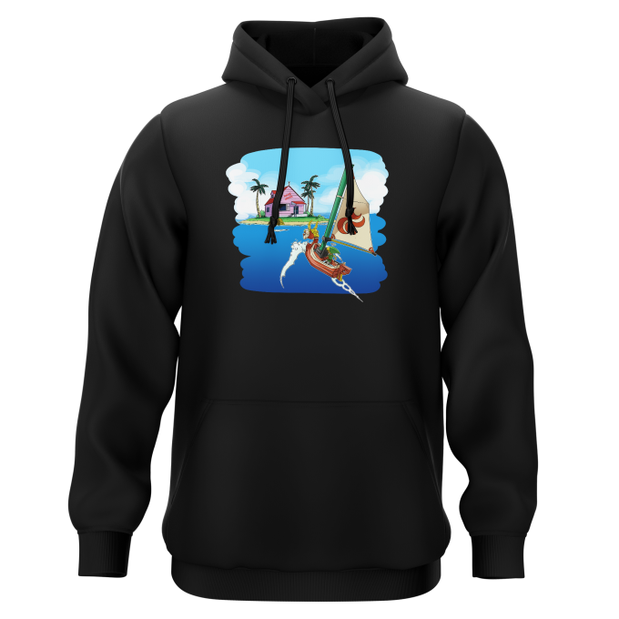 Camisolas com capuz Pardias de videojogos Link e Casa do Kame