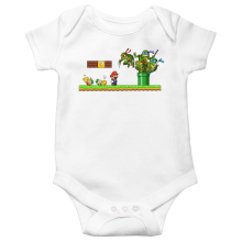 Short sleeve Baby Bodysuits Video Games Parodies